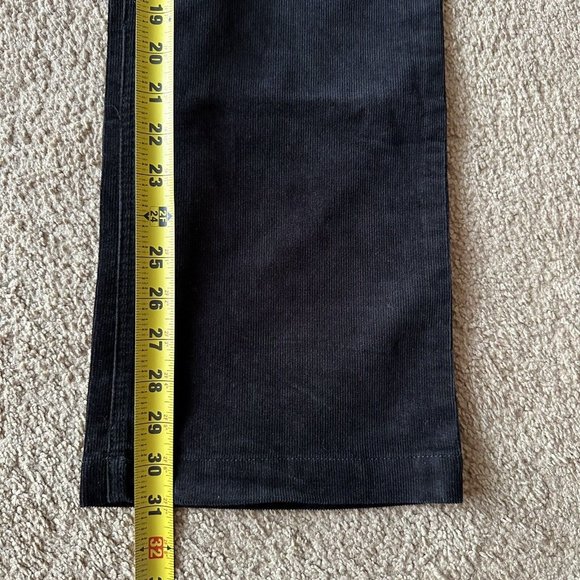 J Crew Pants Womens 30S (32x31) Bootcut Corduroy Black NWT Mid Rise - Picture 12 of 14